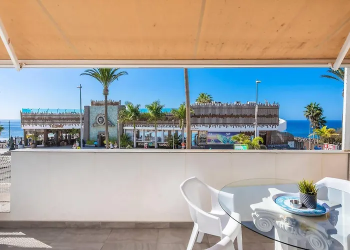 Playa Con Terraza Vista Al Mar Appartamento Playa de las Americas (Tenerife)